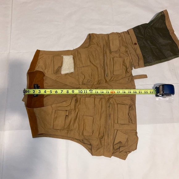 Oshman's Duck Hunting Skeet Shooting Vintage Khaki Hunting Vest - M - Picture 5 of 6